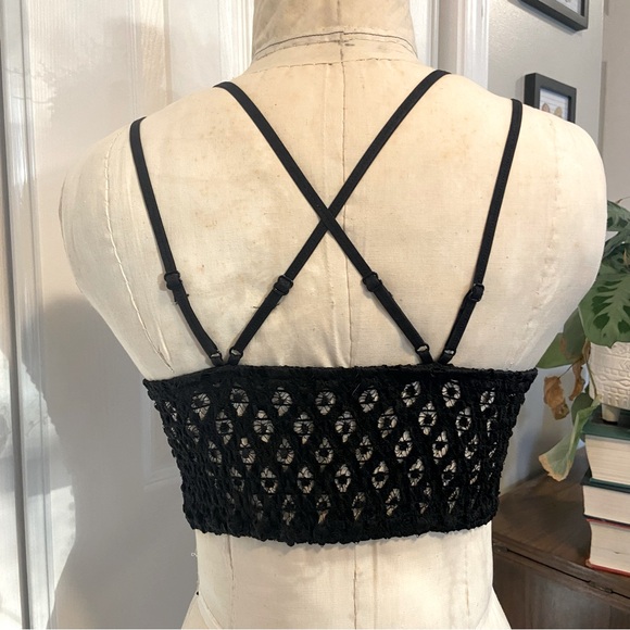 Anemone Bralette: Black, Small - Picture 3 of 7